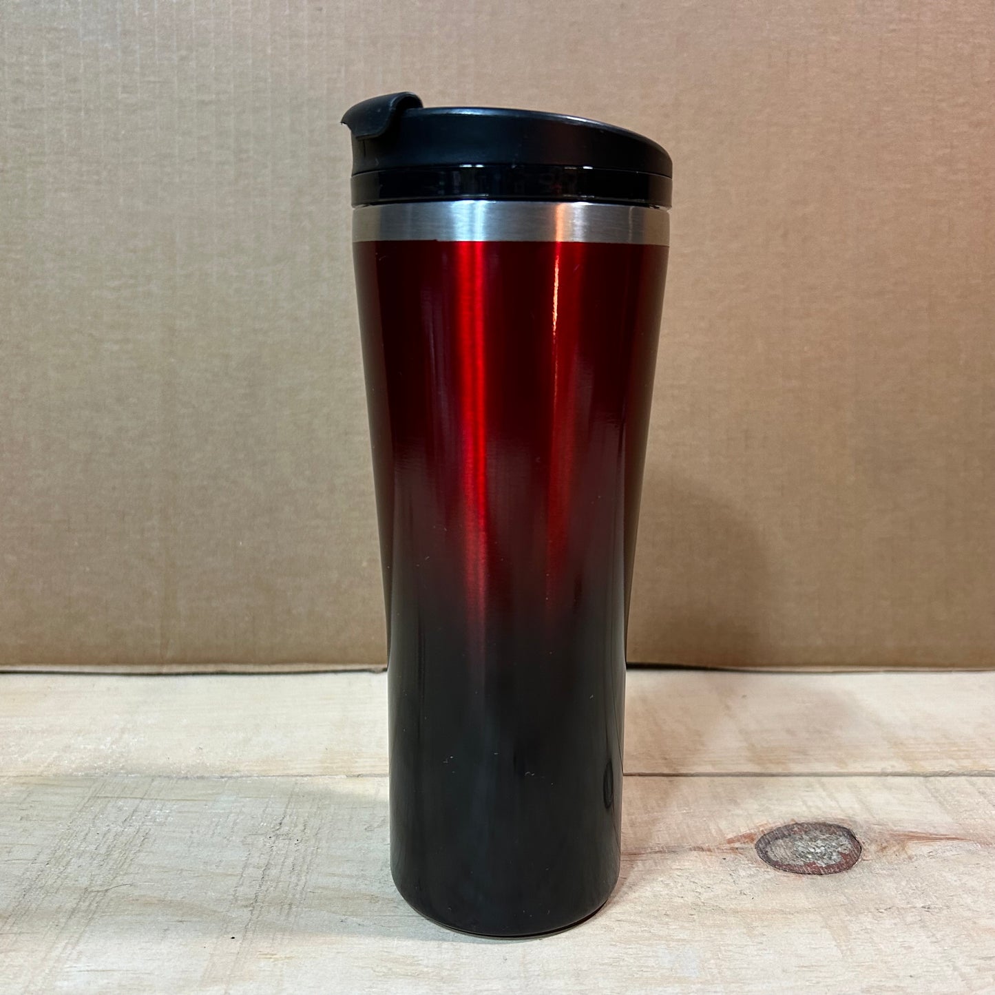 Tim Horton's Stainless Steel Metallic Red Tumbler 2020 Holiday Collectors Edition