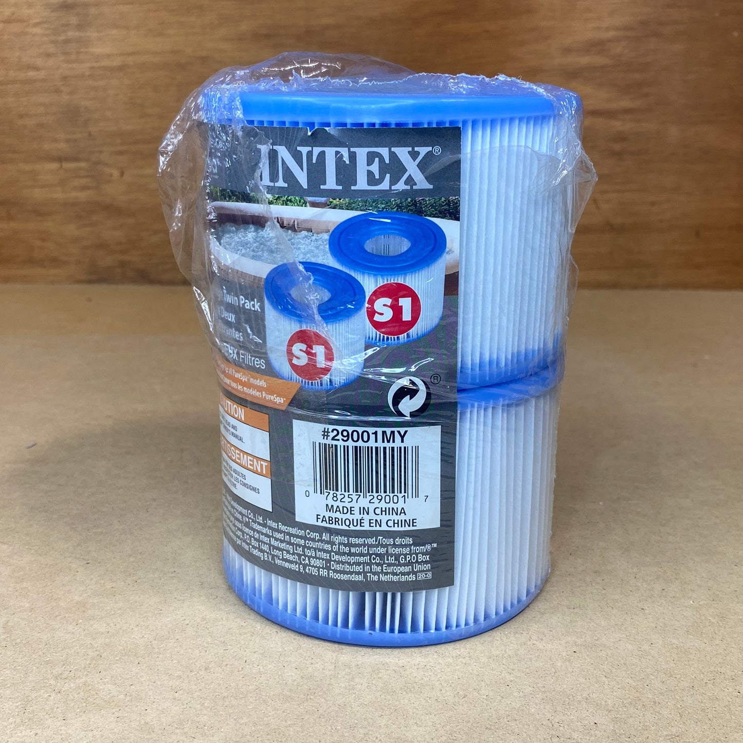 Intex PureSpa Type S1 Filter Cartridge Spa Replacement Cartridges 2-Pack (Open Packaging)