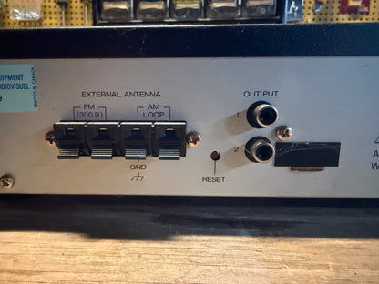 TOA DT-920 AM/FM Synthesizer Stereo Tuner (Not Tested)