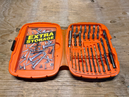 Black & Decker Drill Bit Set and Carrying Case