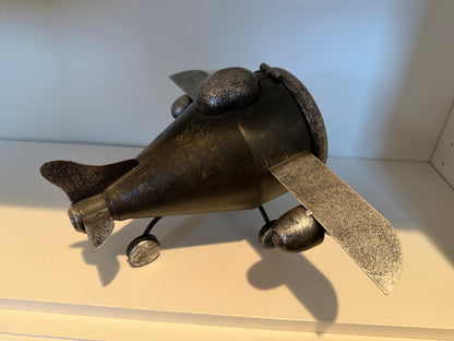 Metal Airplane Clock (Not Working)