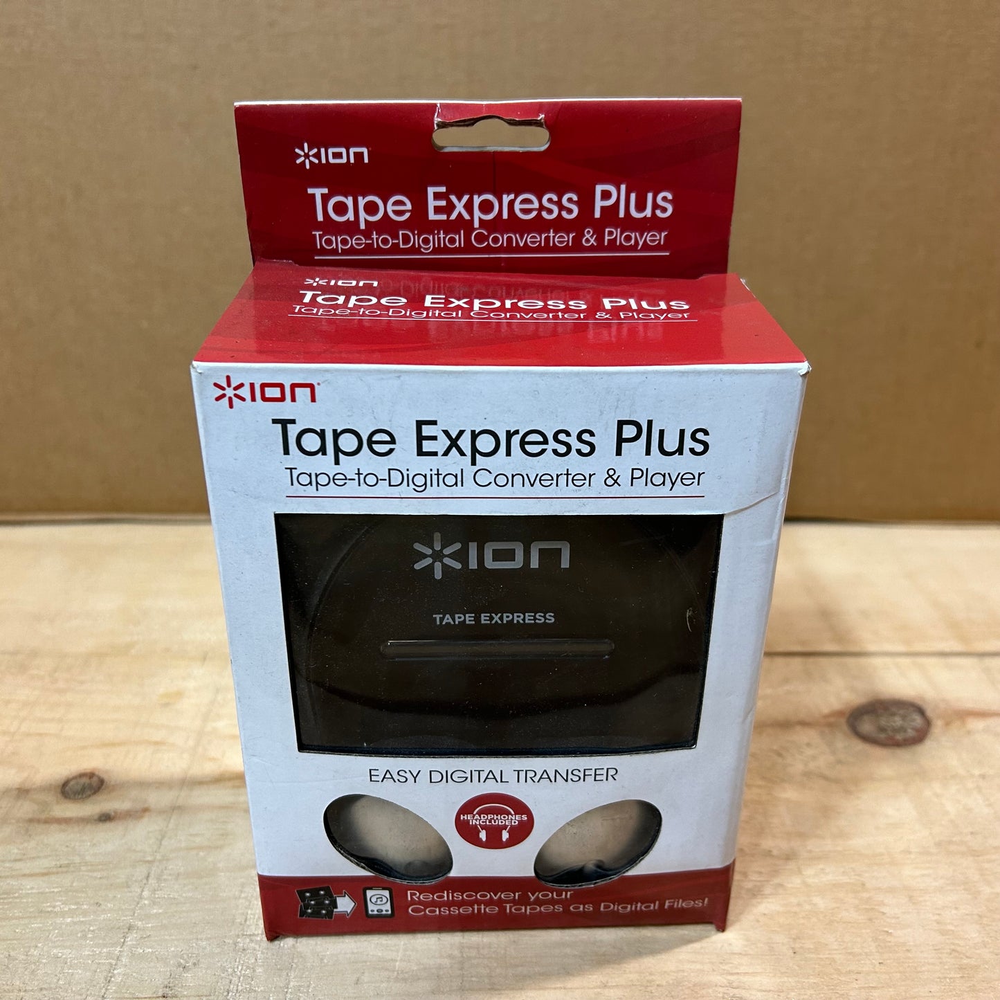 ion Tape Express Plus Audio Cassette to Digital Converter with Software and Headphones