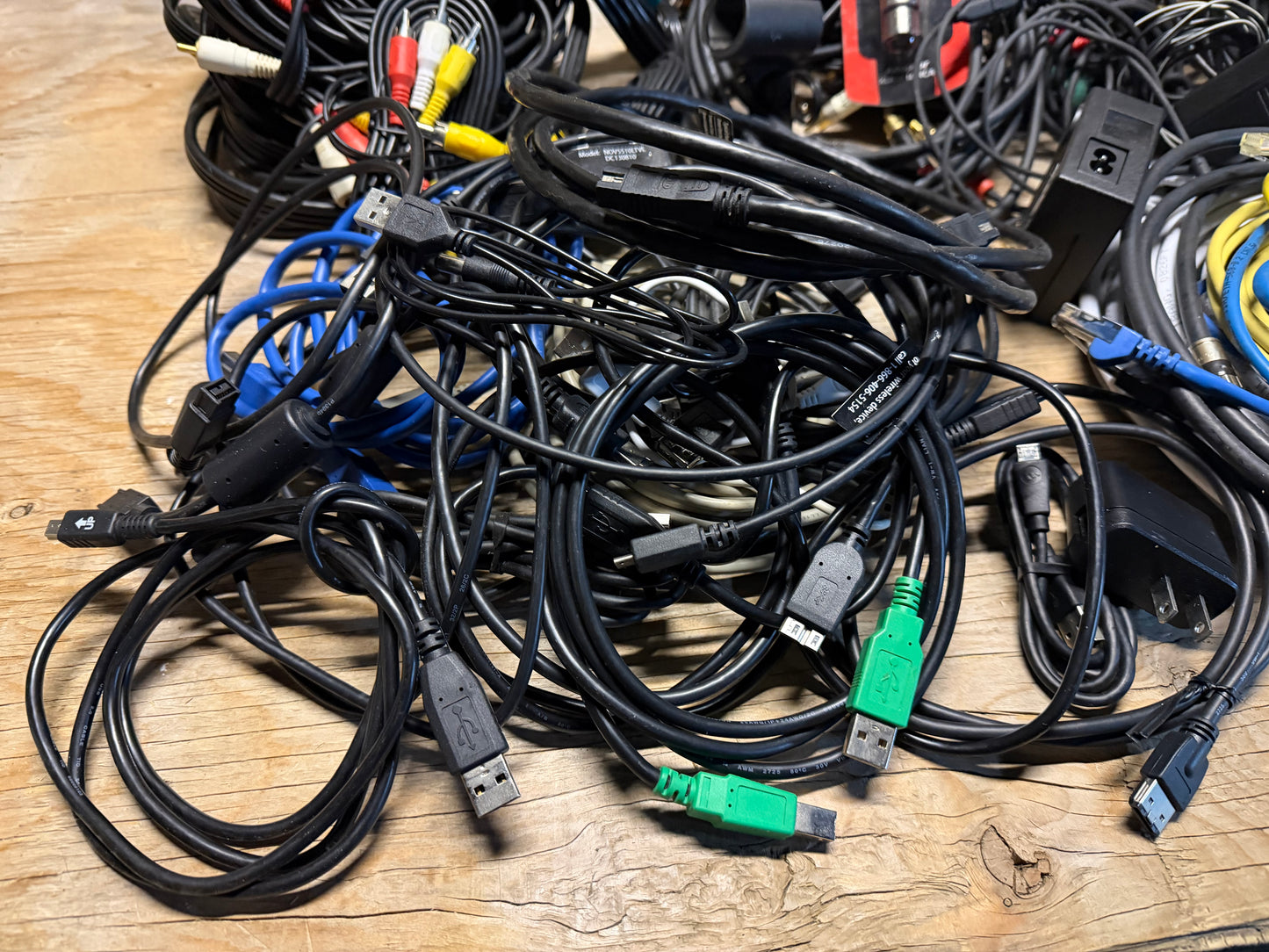 Assorted Cables and Accessories - Audio, Video, Computer, Power