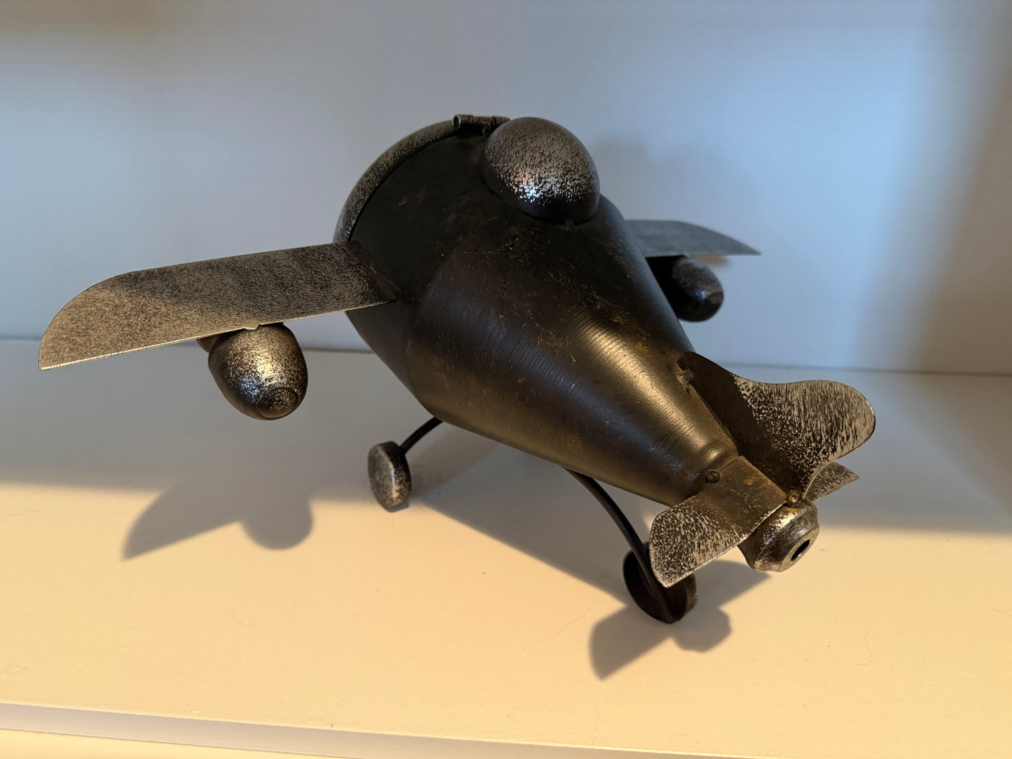 Metal Airplane Clock (Not Working)