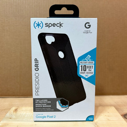 Speck Presidio Grip Cell Phone Case for Google Pixel 2 (Black)