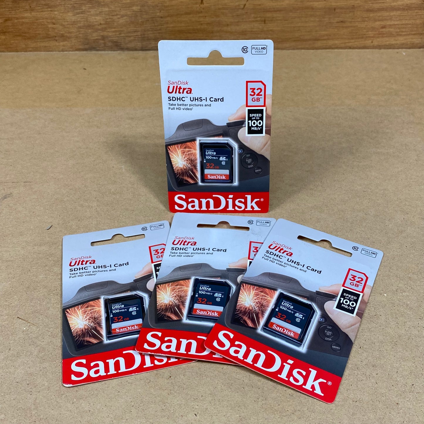 SanDisk 32GB Ultra SDHC UHS-I Memory Card (4-Pack)