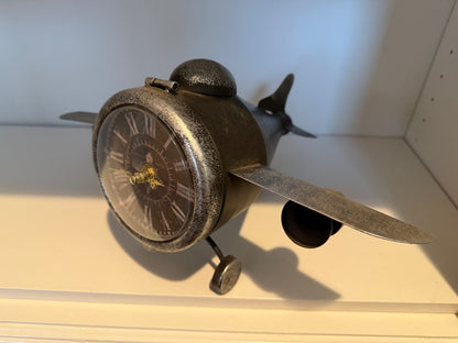Metal Airplane Clock (Not Working)