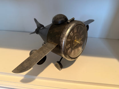 Metal Airplane Clock (Not Working)