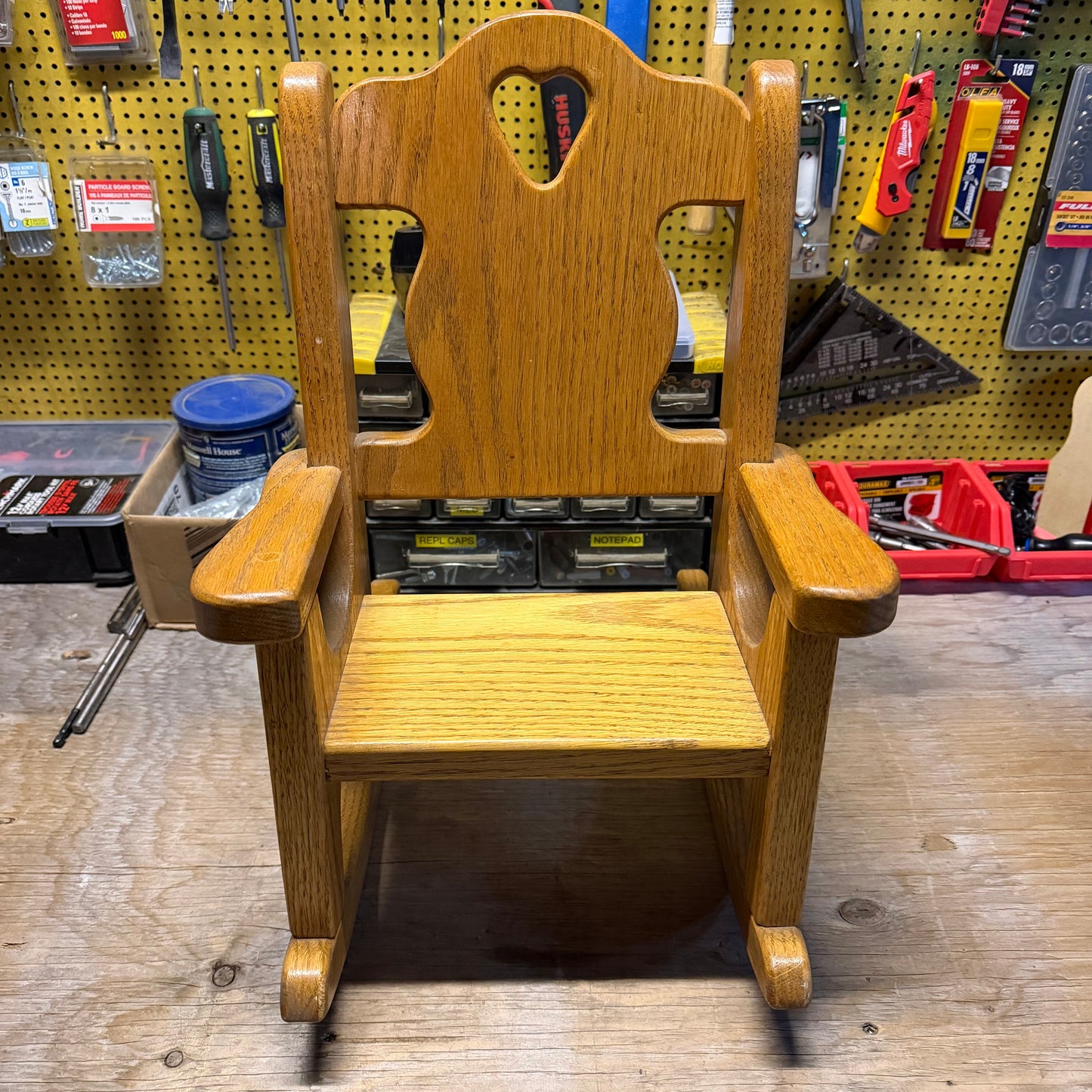Wooden Rocking Chair for Toddler (17” high x 12” wide)