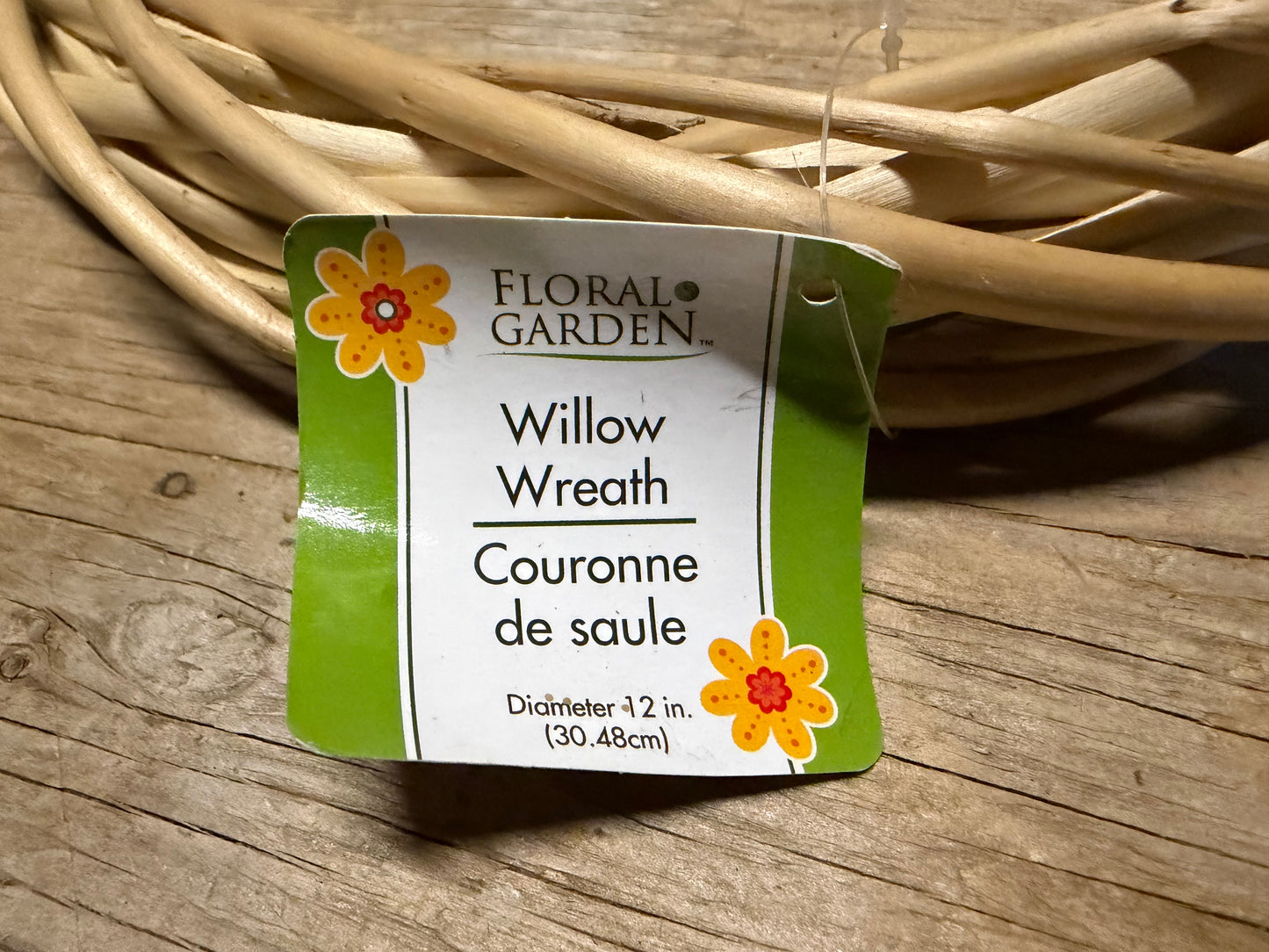 Crafter Lot - Floral Garden 12” Willow Wreaths and Floral Boards