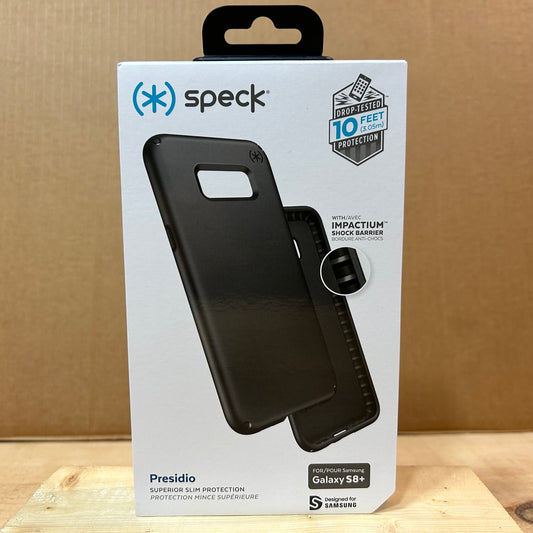 Speck Presidio Cell Phone Case for Samsung Galaxy S8+ (Black)