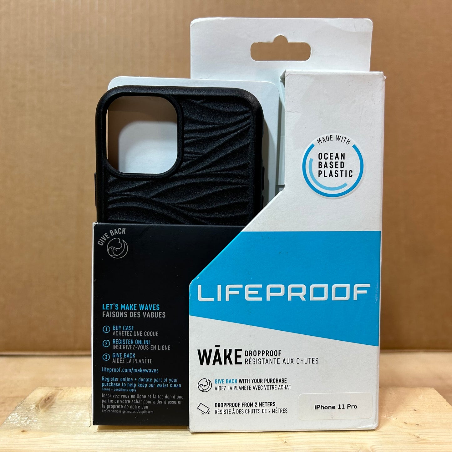 LifeProof Wake Series Eco Protective Case for Apple iPhone 11 Pro (Black)