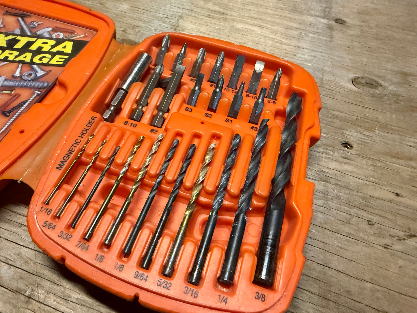Black & Decker Drill Bit Set and Carrying Case