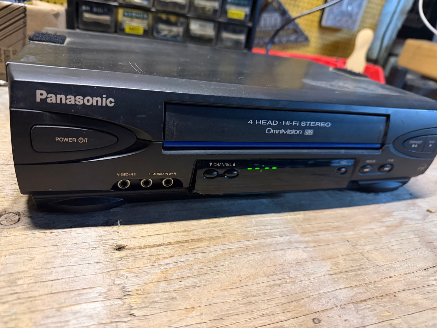 Panasonic PV-V4522 4-Head Hi-Fi VCR (Not Tested)