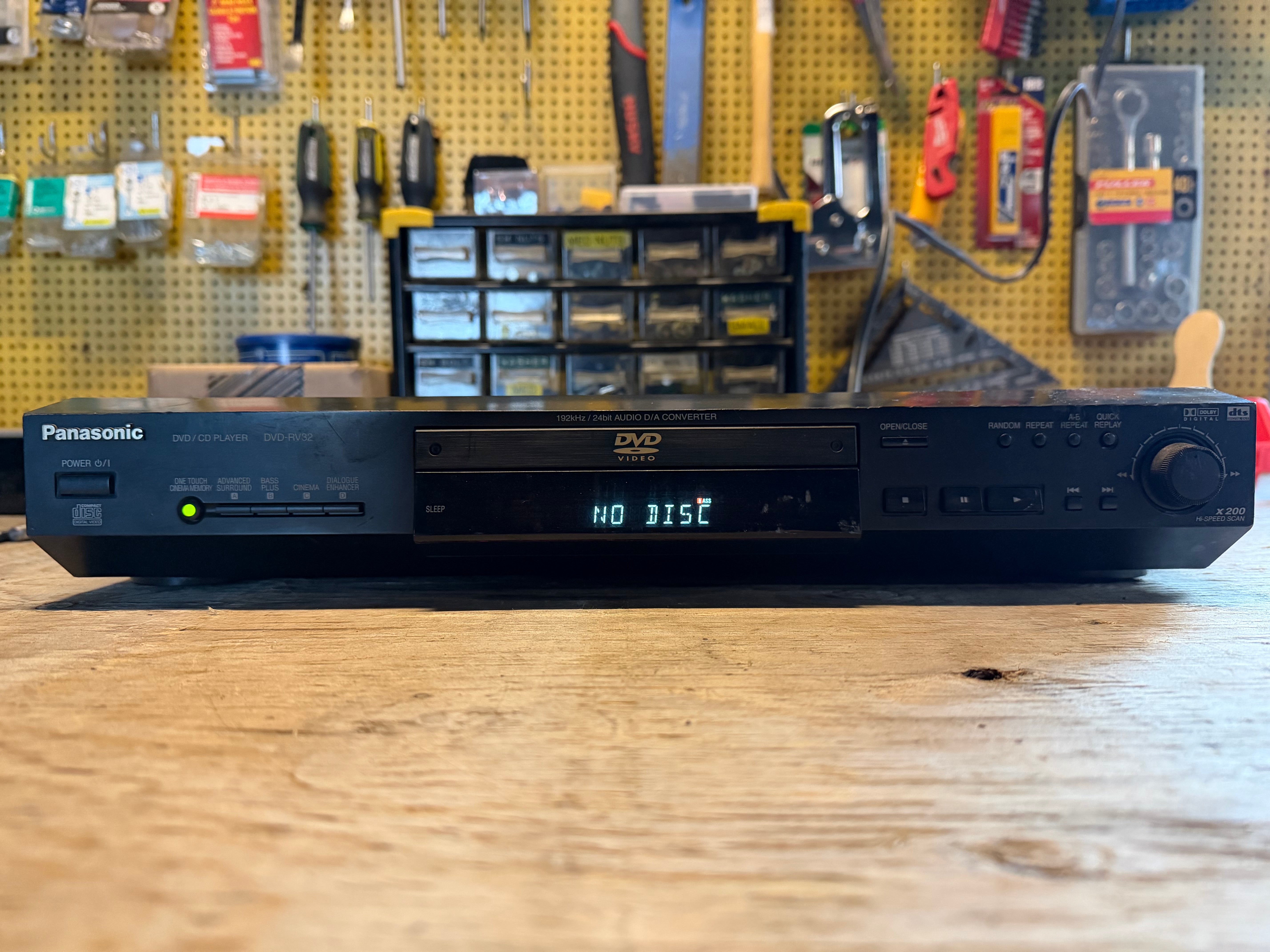 Panasonic DVD-RV32 DVD Player (Not Tested) – Railway City Rummage