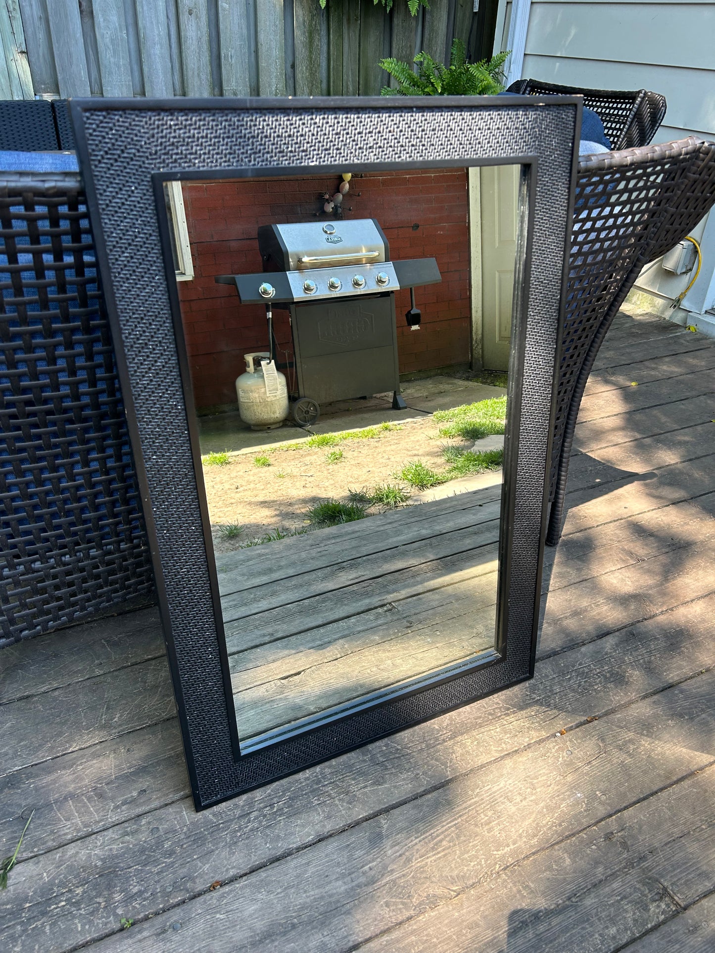 Bathroom Mirror with Black Trim - 3’x2’