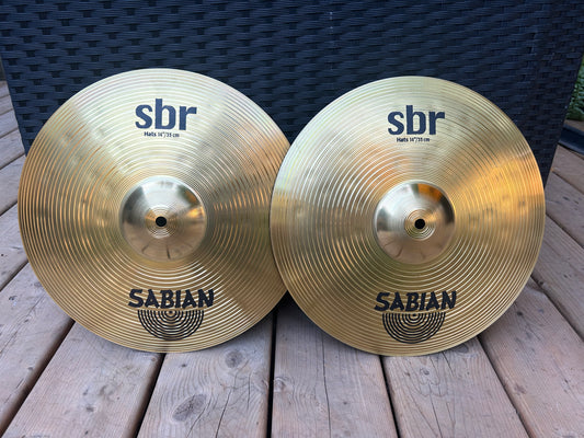 Sabian SBr Series 14” Hi Hats (Model SBR1402)