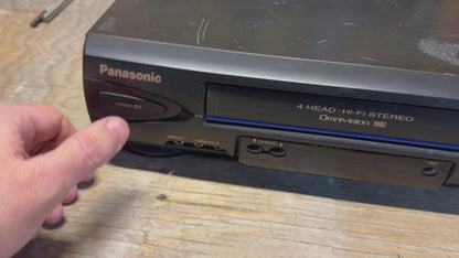 Panasonic PV-V4522 4-Head Hi-Fi VCR (Not Tested)